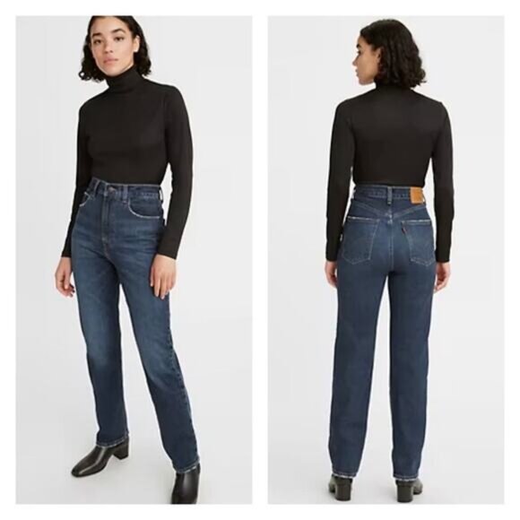 NWT Levi’s 70s High Waist Slim Straight Leg Jeans 26 Sonoma Hills Wash - Picture 1 of 1